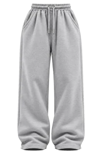 Wide pant - Grey - Photo 3
