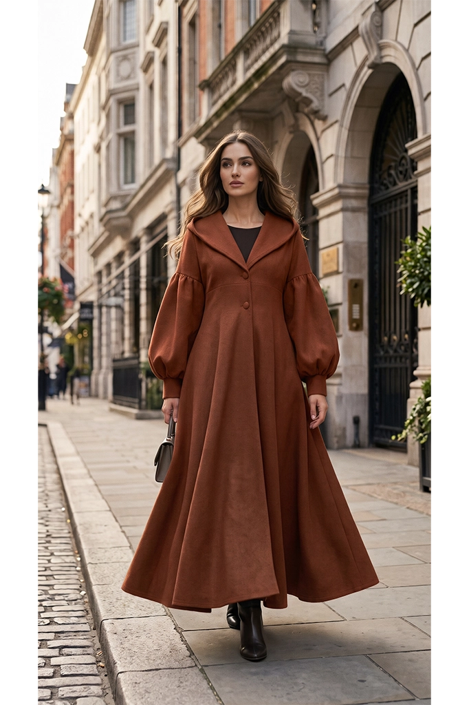 Caramel Cape Coat
