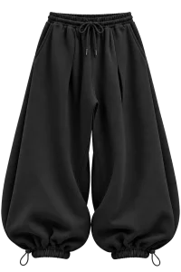 Super wide pant - Black - Photo 3